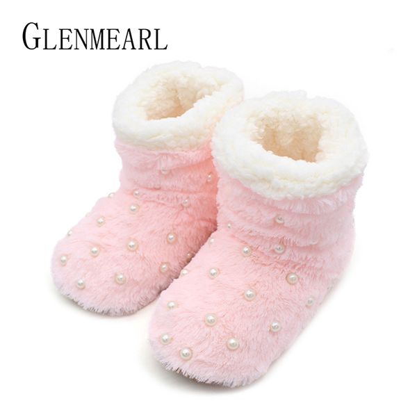 women winter home slippers pearl soft plush cotton shoes casual solid non-slip indoor wooden slippers silent woman shoes warm de, Black
women winter home slippers pearl soft plush cotton shoes casual solid non-slip indoor wooden slippers silent woman shoes warm de, Black
