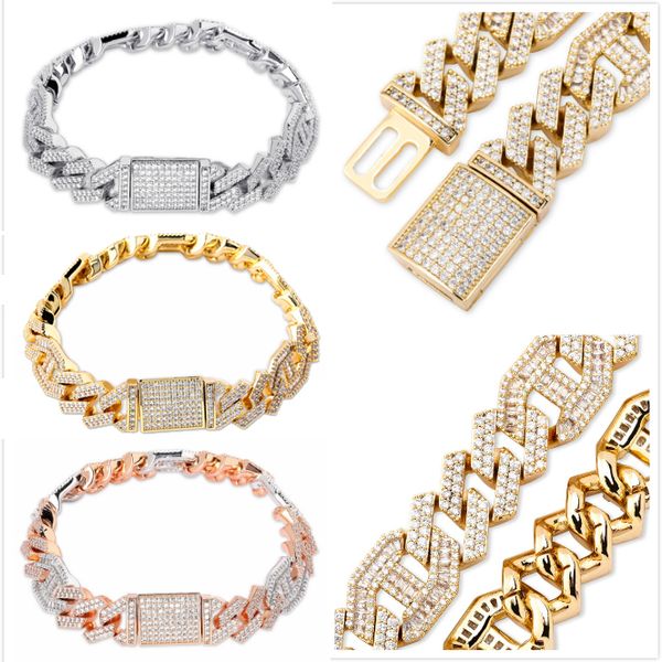 18k white gold blingbling cubic zirconia cuban link chain bracelet box buckle lmens hiphop icedout diamond curb chains jewelry gift for men, Black
18k white gold blingbling cubic zirconia cuban link chain bracelet box buckle lmens hiphop icedout diamond curb chains jewelry gift for men, Black