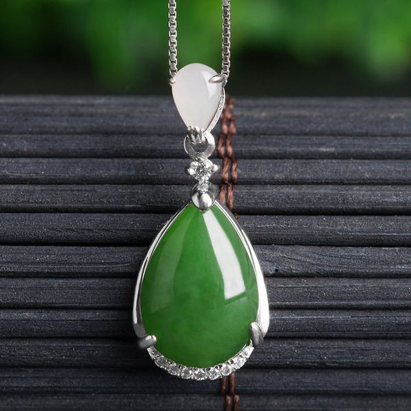 of 925 silver with a natural hetian jade pendant manufacturer undertakes contracted silver water jade pendant
of 925 silver with a natural hetian jade pendant manufacturer undertakes contracted silver water jade pendant
