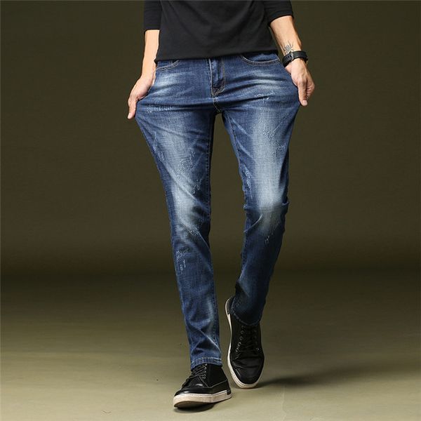 2019 men's jeans casual business denim straight fit stretch jeans slant pockets elasticity size 36 38,tn8183, Blue
2019 men's jeans casual business denim straight fit stretch jeans slant pockets elasticity size 36 38,tn8183, Blue