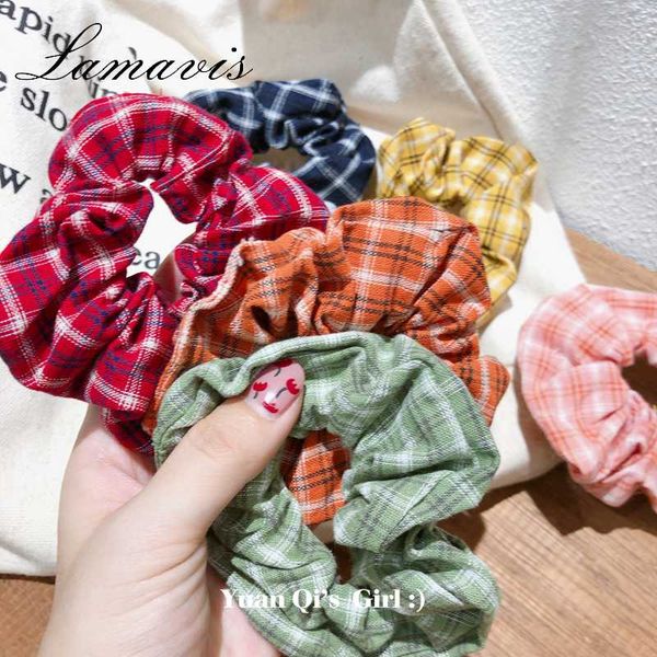hair accessories style grid grain rope ins cloth art large intestine circle ball ornaments
hair accessories style grid grain rope ins cloth art large intestine circle ball ornaments