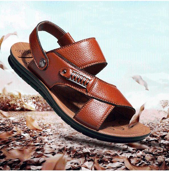 men's casual shoes fashion sandals summer men's leather shoes beach breathable home slippers flip-flops zapatos sapato, Black
men's casual shoes fashion sandals summer men's leather shoes beach breathable home slippers flip-flops zapatos sapato, Black