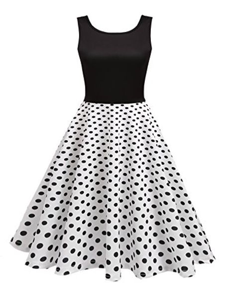 uch women sleeveless lace patchwork cocktail party swing skater dress, Black;gray
uch women sleeveless lace patchwork cocktail party swing skater dress, Black;gray