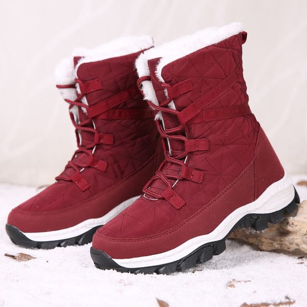 women hiking boots outdoor cleats shoes winter thick fur mid-calf waterproof ladies boots non slip snow rain shoes woman
women hiking boots outdoor cleats shoes winter thick fur mid-calf waterproof ladies boots non slip snow rain shoes woman