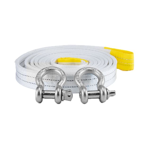 5m 8 tons towing rope strape cable with u hooks shackle high strength nylon with reflective light for car truck trailer suv
5m 8 tons towing rope strape cable with u hooks shackle high strength nylon with reflective light for car truck trailer suv
