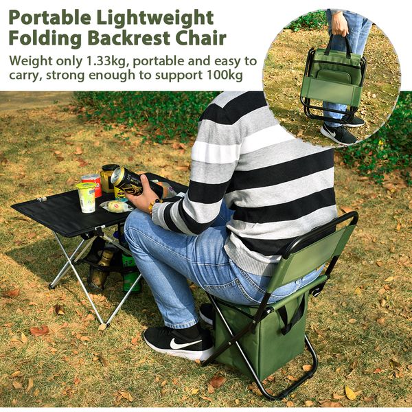 geerfishing camping chair portable lightweight folding chair with cooler bag multi-function back rest seat hiking tourism
geerfishing camping chair portable lightweight folding chair with cooler bag multi-function back rest seat hiking tourism