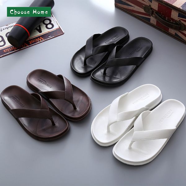 men slipper for summer fashion gentleman flip flops beach sandals support outside & inside, Black
men slipper for summer fashion gentleman flip flops beach sandals support outside & inside, Black