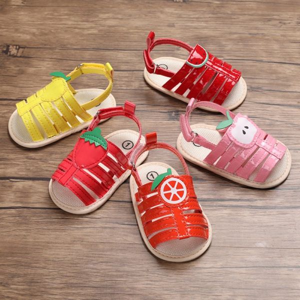 sandals fashion summer baby boys girls pu fruit cute print breathable anti-slip shoes toddler soft soled 0-18m, Black;red
sandals fashion summer baby boys girls pu fruit cute print breathable anti-slip shoes toddler soft soled 0-18m, Black;red