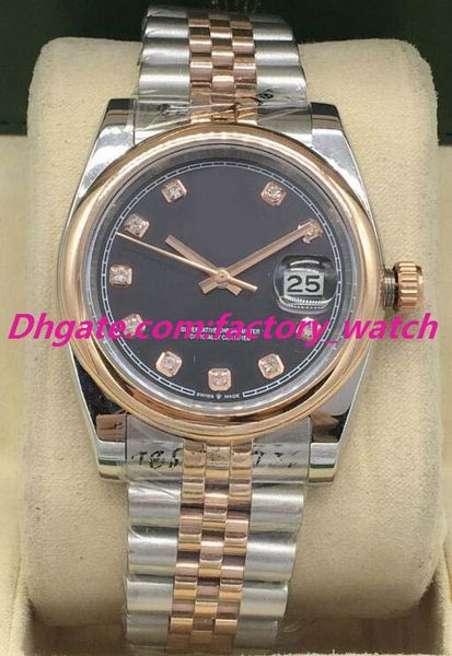 new version luxury watch 7 style 36mm male 18kt gold & stainless diamond dial champagne index 116203 automatic fashion men's watches, Slivery;brown
new version luxury watch 7 style 36mm male 18kt gold & stainless diamond dial champagne index 116203 automatic fashion men's watches, Slivery;brown