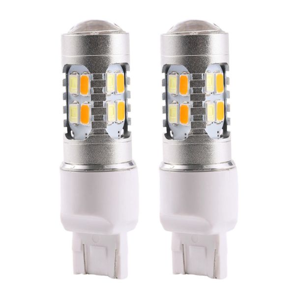 1 пара высокое качество супер яркий двойной цвет белый янтарный switchback 20-smd-5630 светодиодные лампы сигнала поворота
1 пара высокое качество супер яркий двойной цвет белый янтарный switchback 20-smd-5630 светодиодные лампы сигнала поворота