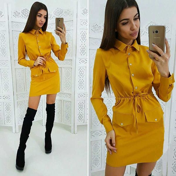 women casual sashes button sheath dress turn down collar long sleeve solid dress 2020 summer fashion vintage elegant mini, Black;gray
women casual sashes button sheath dress turn down collar long sleeve solid dress 2020 summer fashion vintage elegant mini, Black;gray