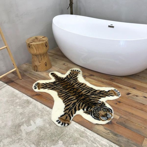 tiger printed carpet imitation animal mat faux skin leather non-slip mat living room bedroom floor antiskid rug
tiger printed carpet imitation animal mat faux skin leather non-slip mat living room bedroom floor antiskid rug