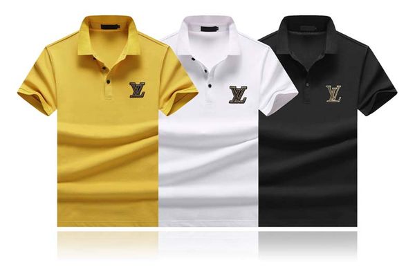 luxury men's short sleeve lapel neck t-shirt summer breathable button pullover t-shirt men's patchwork tee t-shirt clothing plus, White;black
luxury men's short sleeve lapel neck t-shirt summer breathable button pullover t-shirt men's patchwork tee t-shirt clothing plus, White;black