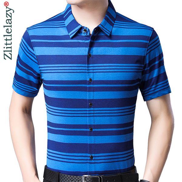 2019 new casual summer striped short sleeve slim fit men shirt streetwear social dress shirts mens fashions jersey 50572, White;black
2019 new casual summer striped short sleeve slim fit men shirt streetwear social dress shirts mens fashions jersey 50572, White;black