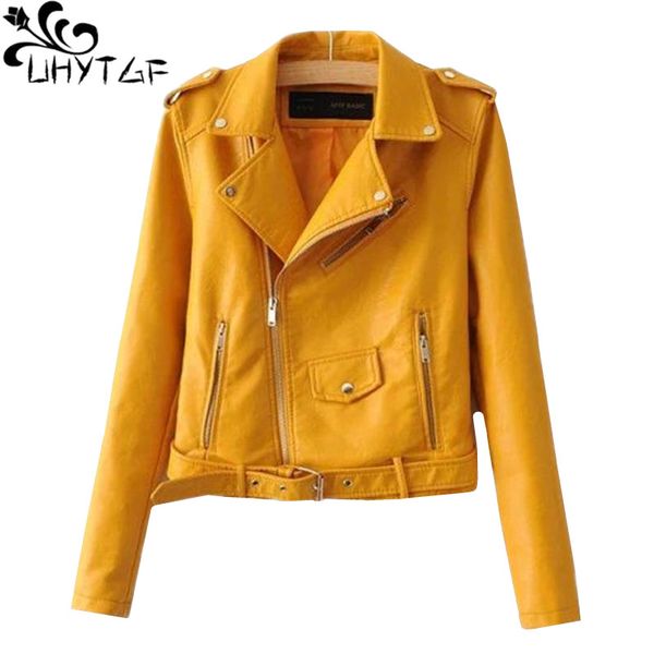 uhytgf spring leather jacket women's fashion short washed pu leather jacket zipper bright colors ladies jackets good quality 174, Black
uhytgf spring leather jacket women's fashion short washed pu leather jacket zipper bright colors ladies jackets good quality 174, Black