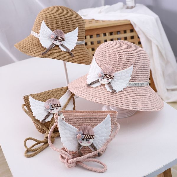 2pcs angle summer straw hats with handbag for girls beach panama hats sun visor hat gorras, Yellow
2pcs angle summer straw hats with handbag for girls beach panama hats sun visor hat gorras, Yellow