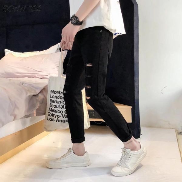 jeans man leisure hole daily streetwear korean style solid slim chic trendy mens student bundle retro harajuku ins bf, Blue
jeans man leisure hole daily streetwear korean style solid slim chic trendy mens student bundle retro harajuku ins bf, Blue