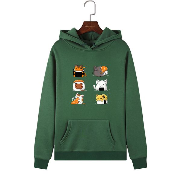singrain large size women warm cat hoodies cute sushi print long sleeves hooded pullover oversized hoodies sweatshirts, Black
singrain large size women warm cat hoodies cute sushi print long sleeves hooded pullover oversized hoodies sweatshirts, Black