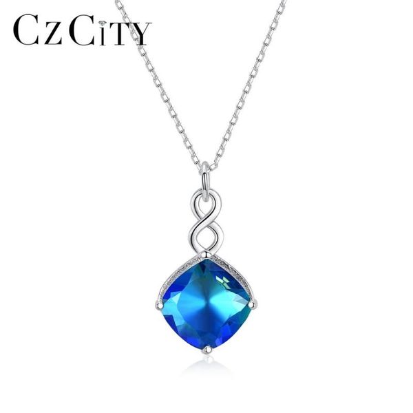 czcity sapphire gemstone pendant necklaces for women wedding engagement fine jewelry 925 sterling silver collares christmas gift
czcity sapphire gemstone pendant necklaces for women wedding engagement fine jewelry 925 sterling silver collares christmas gift