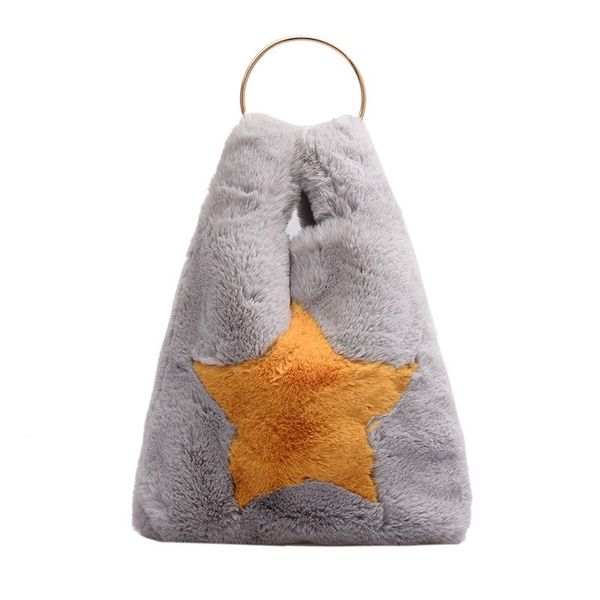 2019 new winter wool handbag cute peach heart plush women's bag hand tote bag trend
2019 new winter wool handbag cute peach heart plush women's bag hand tote bag trend
