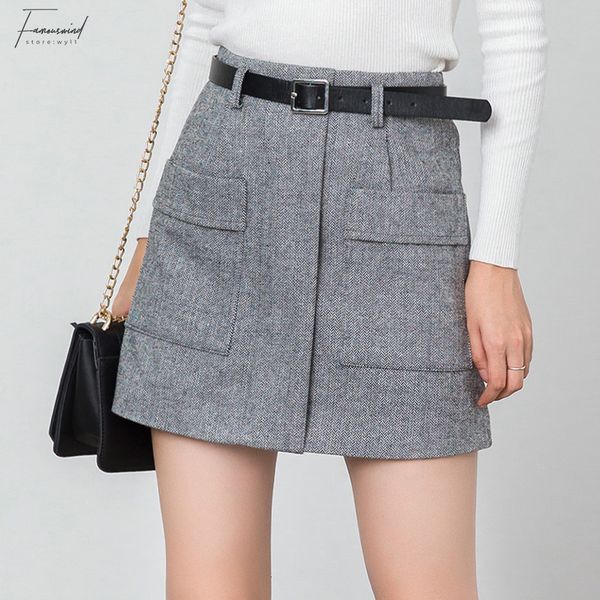 skirts for women mini skirt high waist warm winter womens short skirt pockets casual korean tweed woolen thick saia ladies autumn bottoms, Black
skirts for women mini skirt high waist warm winter womens short skirt pockets casual korean tweed woolen thick saia ladies autumn bottoms, Black