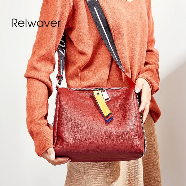 women shoulder bag genuine leather rivets fashion puck style messenger bag motorcycle soft wide strap crossbody bags for women
women shoulder bag genuine leather rivets fashion puck style messenger bag motorcycle soft wide strap crossbody bags for women
