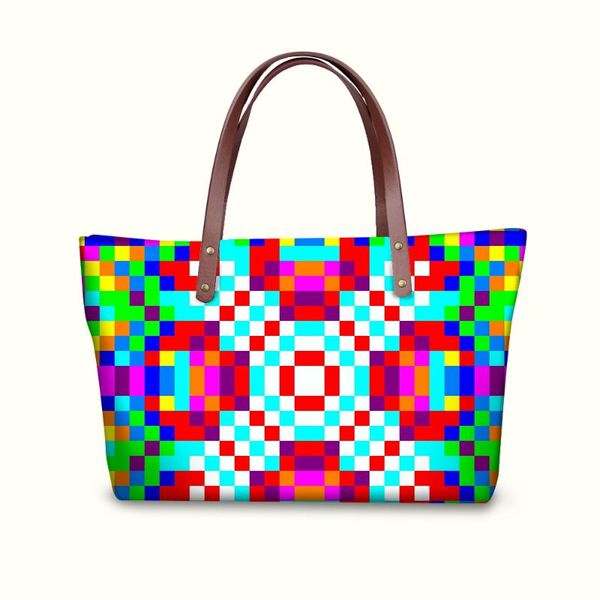 mozoeyu геометрический цвет pattern сумочка для вскользь высокого качества женщин tote shouler сумки новая мода большая сумка bolsos mujer
mozoeyu геометрический цвет pattern сумочка для вскользь высокого качества женщин tote shouler сумки новая мода большая сумка bolsos mujer