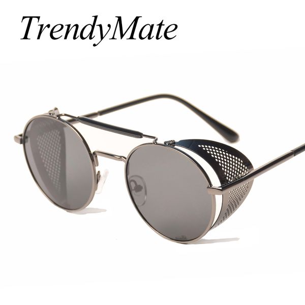 trendymate retro steampunk sunglasses round designer steam punk metal shields sunglasses men women uv400 gafas de sol 086m, White;black
trendymate retro steampunk sunglasses round designer steam punk metal shields sunglasses men women uv400 gafas de sol 086m, White;black