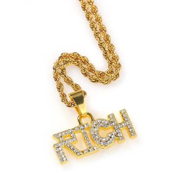 2 ways wear cool out english letter rich necklace women man hip hop jewelry rapper accessories, Silver
2 ways wear cool out english letter rich necklace women man hip hop jewelry rapper accessories, Silver