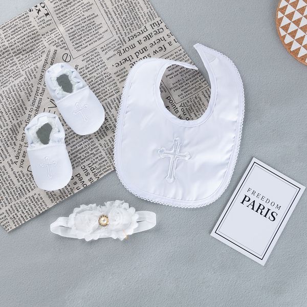 3 pcs baby bib set newborn girls white christening baptism bibs shoes headband suit infant embroidery burp cloth bandana scarf
3 pcs baby bib set newborn girls white christening baptism bibs shoes headband suit infant embroidery burp cloth bandana scarf