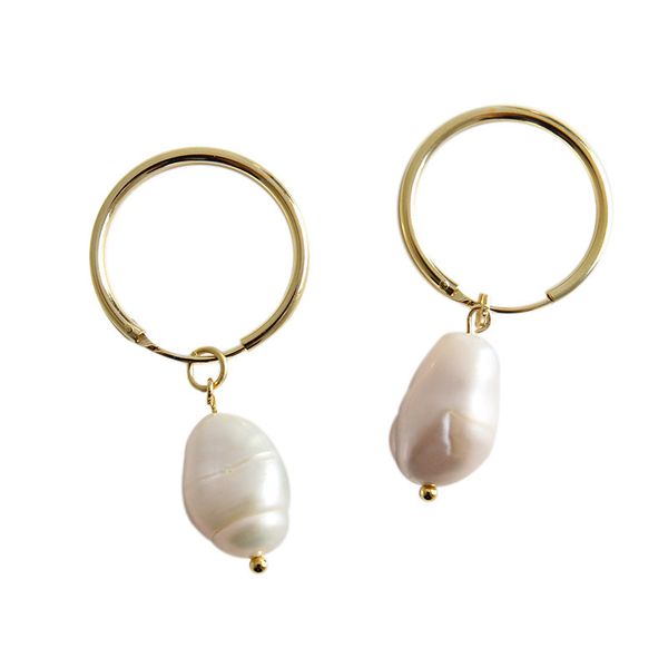 louleur 925 sterling silver water drop baroque pearl hoop earrings gold modern design earrings for women party jewelry for charm t190625, Golden;silver
louleur 925 sterling silver water drop baroque pearl hoop earrings gold modern design earrings for women party jewelry for charm t190625, Golden;silver