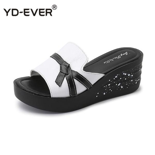 women summer fashion leisure shoes women platform wedges fish mouth sandals thick bottom slippers genuine leather, Black
women summer fashion leisure shoes women platform wedges fish mouth sandals thick bottom slippers genuine leather, Black
