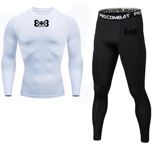 rexchi 2 pcs /set men training compression fitness gyms sportswear running sportswear exercise quick-drying men's sports runnin, White;black
rexchi 2 pcs /set men training compression fitness gyms sportswear running sportswear exercise quick-drying men's sports runnin, White;black