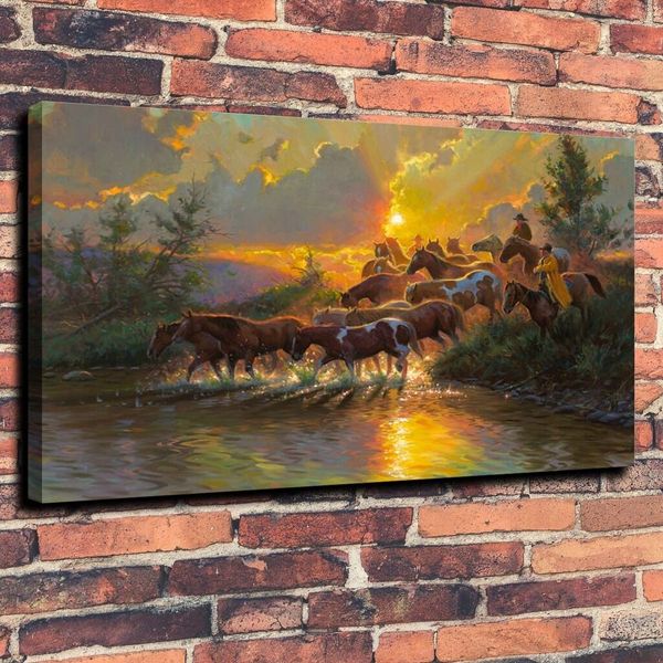 morning roundup river home decor handpainted &hd print oil paintings on canvas wall art pictures 191103
morning roundup river home decor handpainted &hd print oil paintings on canvas wall art pictures 191103