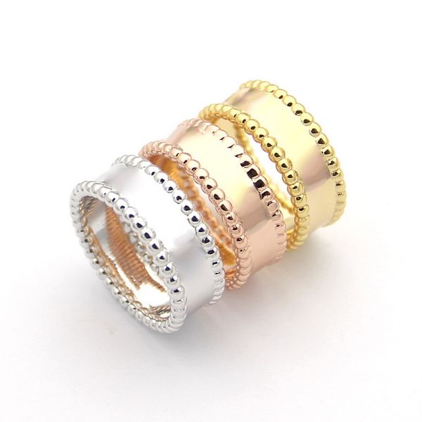 europe america fashion lady brass two edges beads signature 18k plated gold wedding engagement rings 3 color size 6-8, Golden;silver
europe america fashion lady brass two edges beads signature 18k plated gold wedding engagement rings 3 color size 6-8, Golden;silver