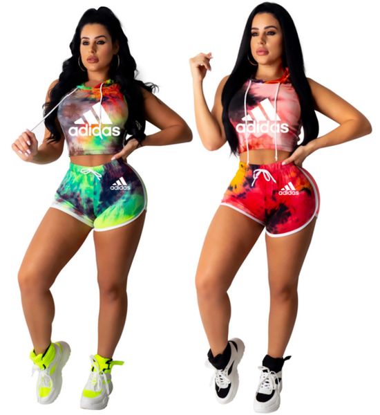 women brand 2 piece set summer clothes running tie dye crop t-shirt shorts sweatsuit hooded leggings sportswear pullover bodysuits 1016, White
women brand 2 piece set summer clothes running tie dye crop t-shirt shorts sweatsuit hooded leggings sportswear pullover bodysuits 1016, White