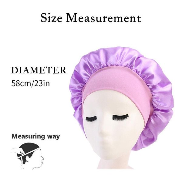 2020 new women night sleeping hats wide band satin silk bonnet cap comfortable shower caps floral hair cover chemotherapy hats
2020 new women night sleeping hats wide band satin silk bonnet cap comfortable shower caps floral hair cover chemotherapy hats