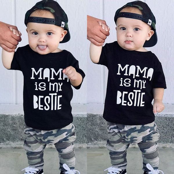 boys clothes kid toddler infant baby boy letter tee +shorts camouflage pants outfits set 2019 vetement enfant garcon, White
boys clothes kid toddler infant baby boy letter tee +shorts camouflage pants outfits set 2019 vetement enfant garcon, White