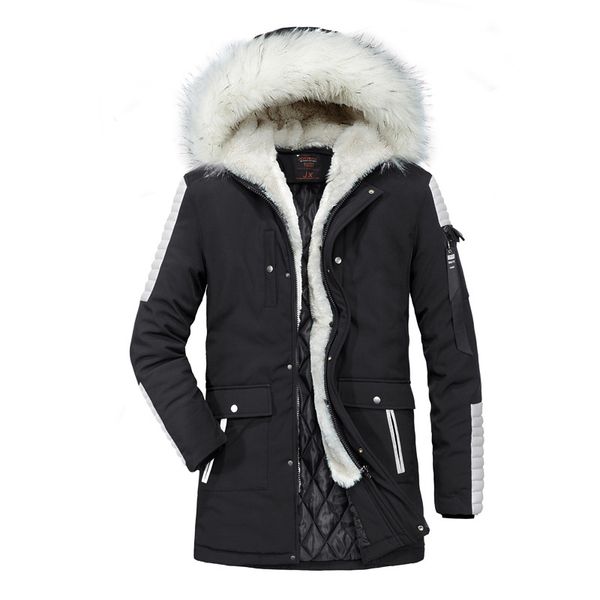 2018 parka men winter long jacket men thick cotton-padded jacket mens parka coat male fashion casual coats, Black
2018 parka men winter long jacket men thick cotton-padded jacket mens parka coat male fashion casual coats, Black