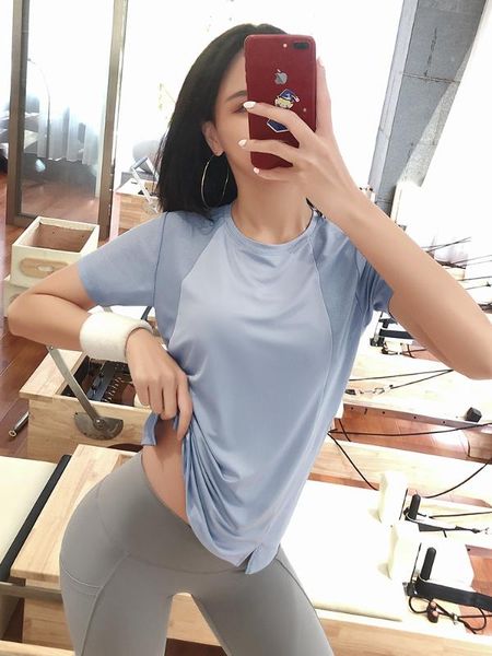 sports t-shirt women loose ins net red fitness clothes spring thin section quick-drying short-sleeved yoga clothing shirt, White;red
sports t-shirt women loose ins net red fitness clothes spring thin section quick-drying short-sleeved yoga clothing shirt, White;red