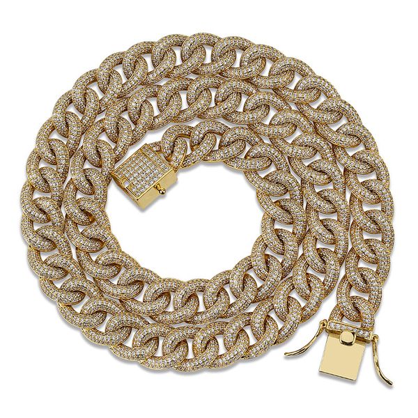cuba necklace hip-hop necklace full diamond necklace cubic zirconia men jewelry copper plating18k gold iced out chains, Golden;silver
cuba necklace hip-hop necklace full diamond necklace cubic zirconia men jewelry copper plating18k gold iced out chains, Golden;silver