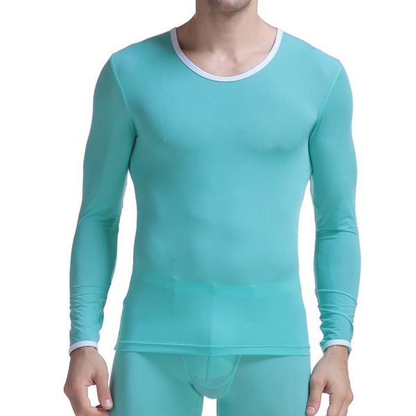man undershirts long sleeve ice silk sheer t shirts fitness transparent ultra-thin sleepwear camiseta hombre interior, Black;brown
man undershirts long sleeve ice silk sheer t shirts fitness transparent ultra-thin sleepwear camiseta hombre interior, Black;brown