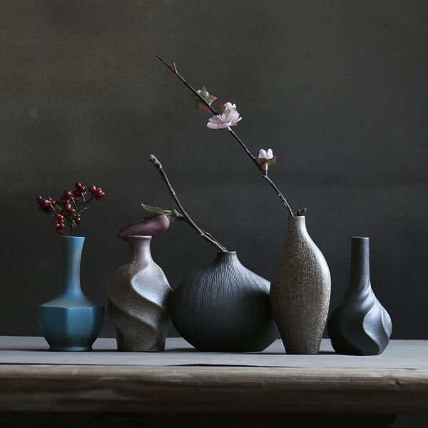 ceramic vase terrarium japanese retro creative ornaments dry flower arrangement modern minimalist tea ceremony accessories 
ceramic vase terrarium japanese retro creative ornaments dry flower arrangement modern minimalist tea ceremony accessories