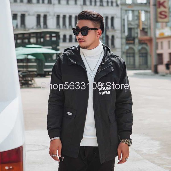 f1544 windbreaker super brand big size men's wear 2020 autumn windbreaker with cap letter loose version defense, Black;brown
f1544 windbreaker super brand big size men's wear 2020 autumn windbreaker with cap letter loose version defense, Black;brown
