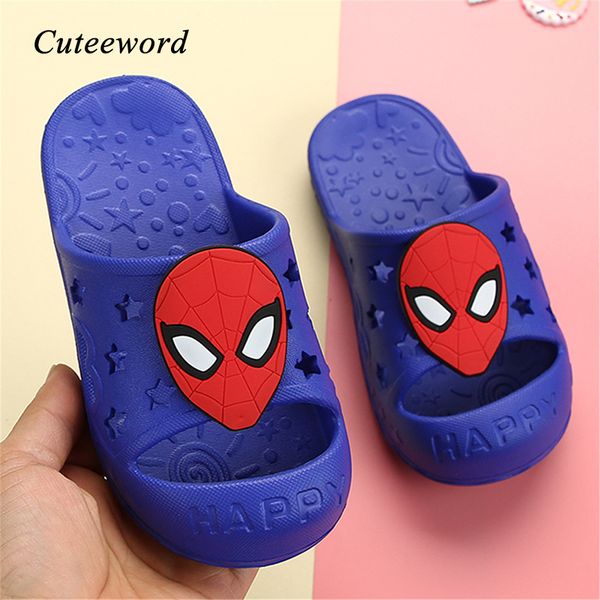 children slippers summer boys sandals cartoon print girls sandals bathroom non-slip home shoes soft bottom kids baby, Black;red
children slippers summer boys sandals cartoon print girls sandals bathroom non-slip home shoes soft bottom kids baby, Black;red