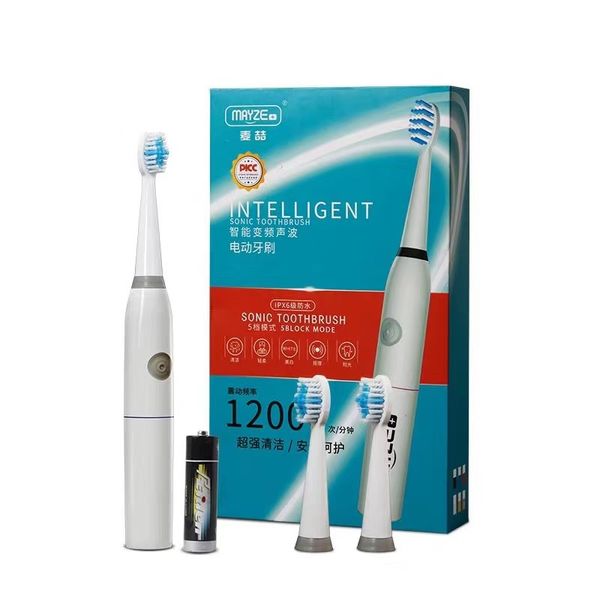 1 set electric toothbrushes with two brush head batteries powered rechargeable toothbrushes for oral hygiene adults and children
1 set electric toothbrushes with two brush head batteries powered rechargeable toothbrushes for oral hygiene adults and children