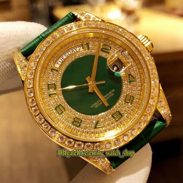 2836 version 228239 out eta automatic 118138 118348 mens watch inlay dial 228349rbr sapphire green diamonds bezel iced diamond wat vofs, Slivery;brown
2836 version 228239 out eta automatic 118138 118348 mens watch inlay dial 228349rbr sapphire green diamonds bezel iced diamond wat vofs, Slivery;brown