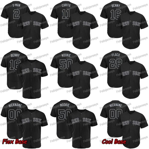 50 Mookie Betts 2019 Players' Weekend Rafael Devers CARITA Xander Bogaerts X-MAN_conew1 Andrew Benintendi Benny Martinez FLACO 
50 Mookie Betts 2019 Players' Weekend Rafael Devers CARITA Xander Bogaerts X-MAN_conew1 Andrew Benintendi Benny Martinez FLACO