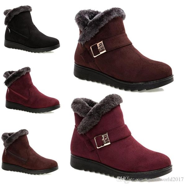 2020 non-brand winter women snow boots triple black wine red brown suede ankle boots mother shoes keep warm 36-40 style 38
2020 non-brand winter women snow boots triple black wine red brown suede ankle boots mother shoes keep warm 36-40 style 38