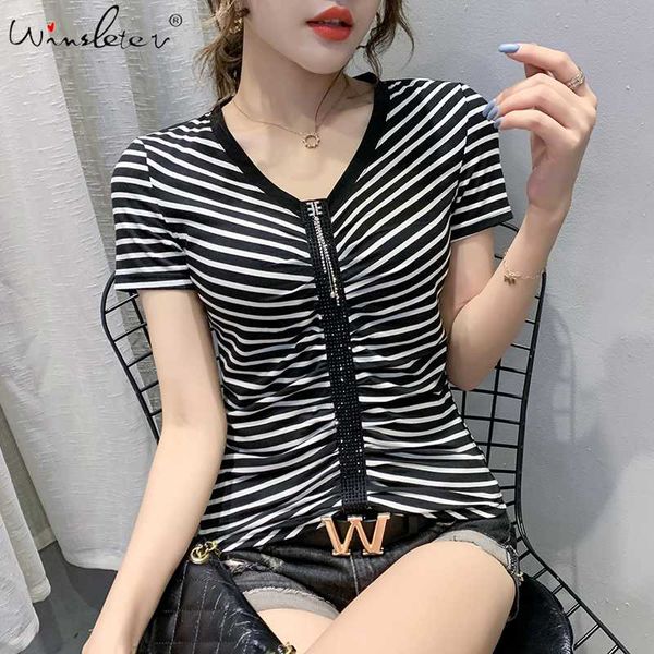 лето европейской одежды футболка sexy v-образный вырез бриллианты chic drape женщина топы ropa mujer с коротким рукавом все матч tees 2020 t, White
лето европейской одежды футболка sexy v-образный вырез бриллианты chic drape женщина топы ropa mujer с коротким рукавом все матч tees 2020 t, White